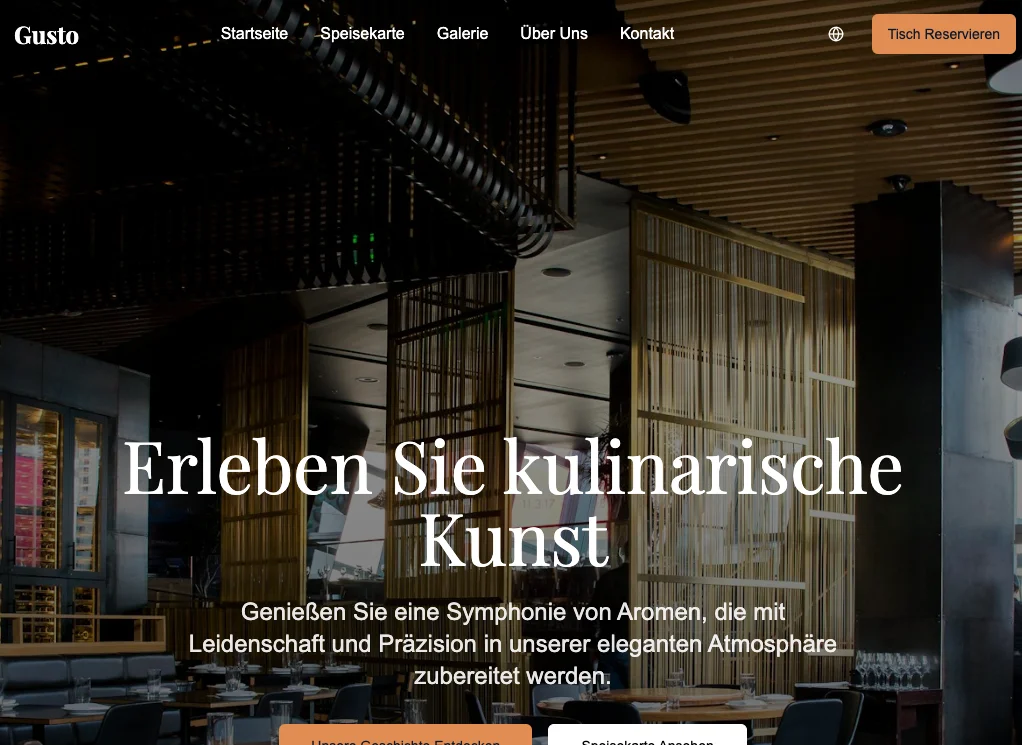 Restaurant Template